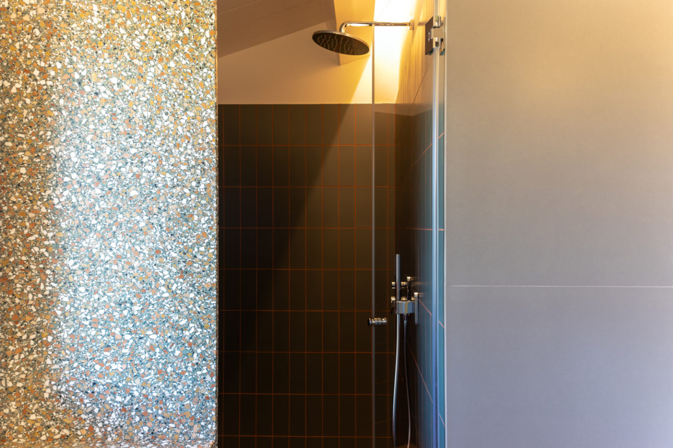 Progetto bagno casa privata colline Faenza Studio Montini Architettura